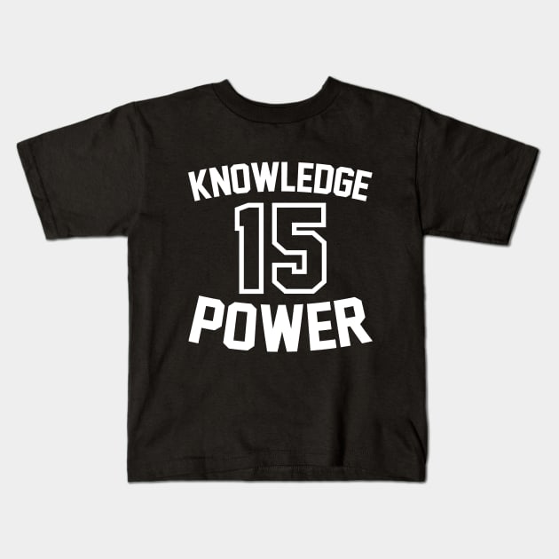 Knowledge 15 Power Kids T-Shirt by giovanniiiii